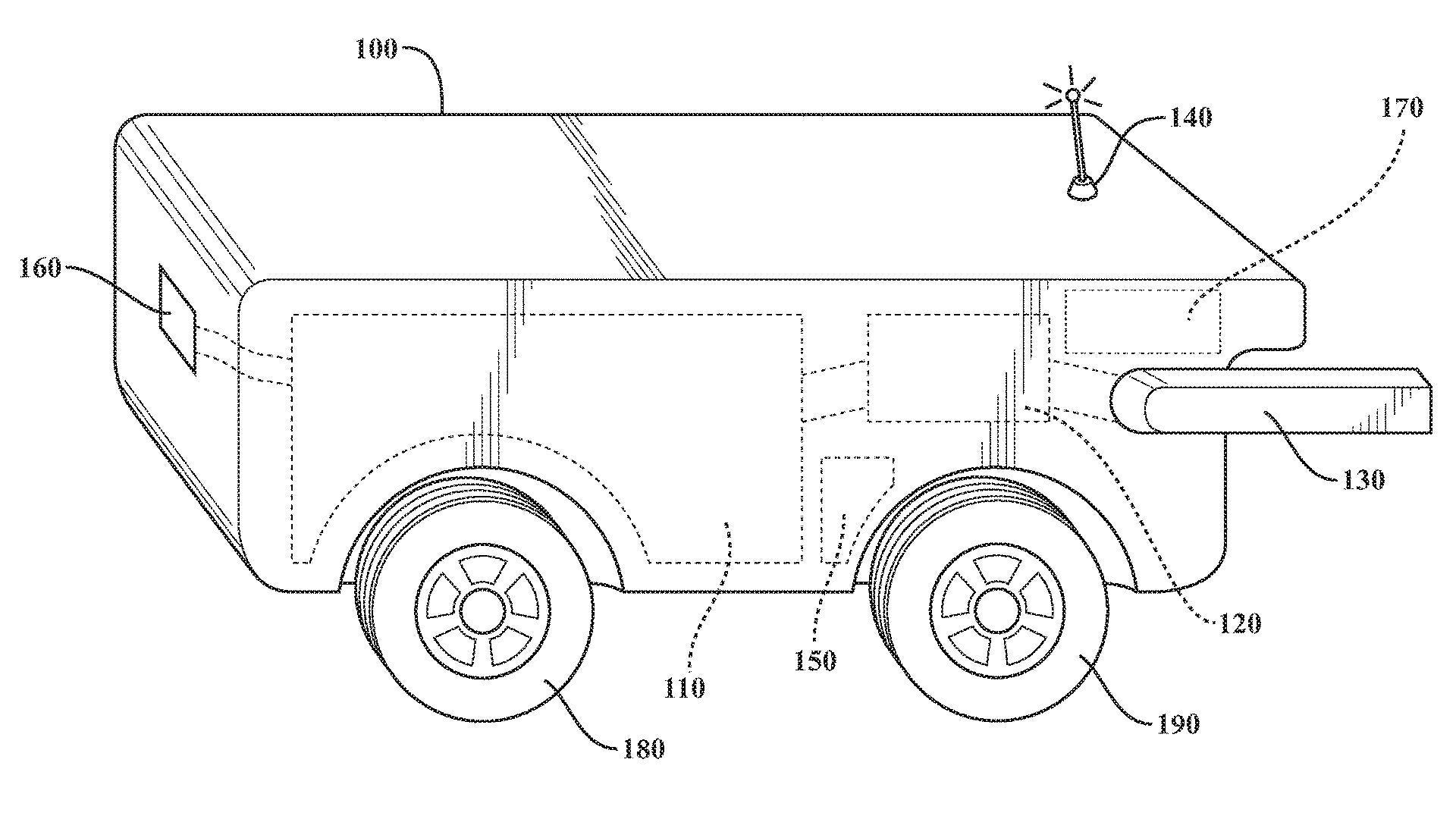 Náčrt patentu speciálního tankovacího vozu 2