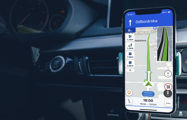 Navigace Sygic s EV Mode