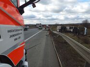 Nehoda elektrobusu na D1