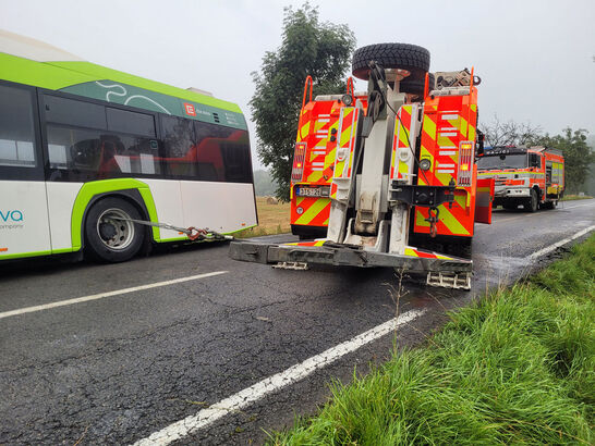 Nehoda elektrobusu Vendryně