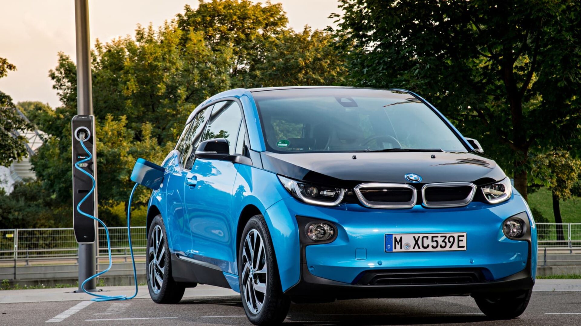 Německá registrační značka elektromobilu