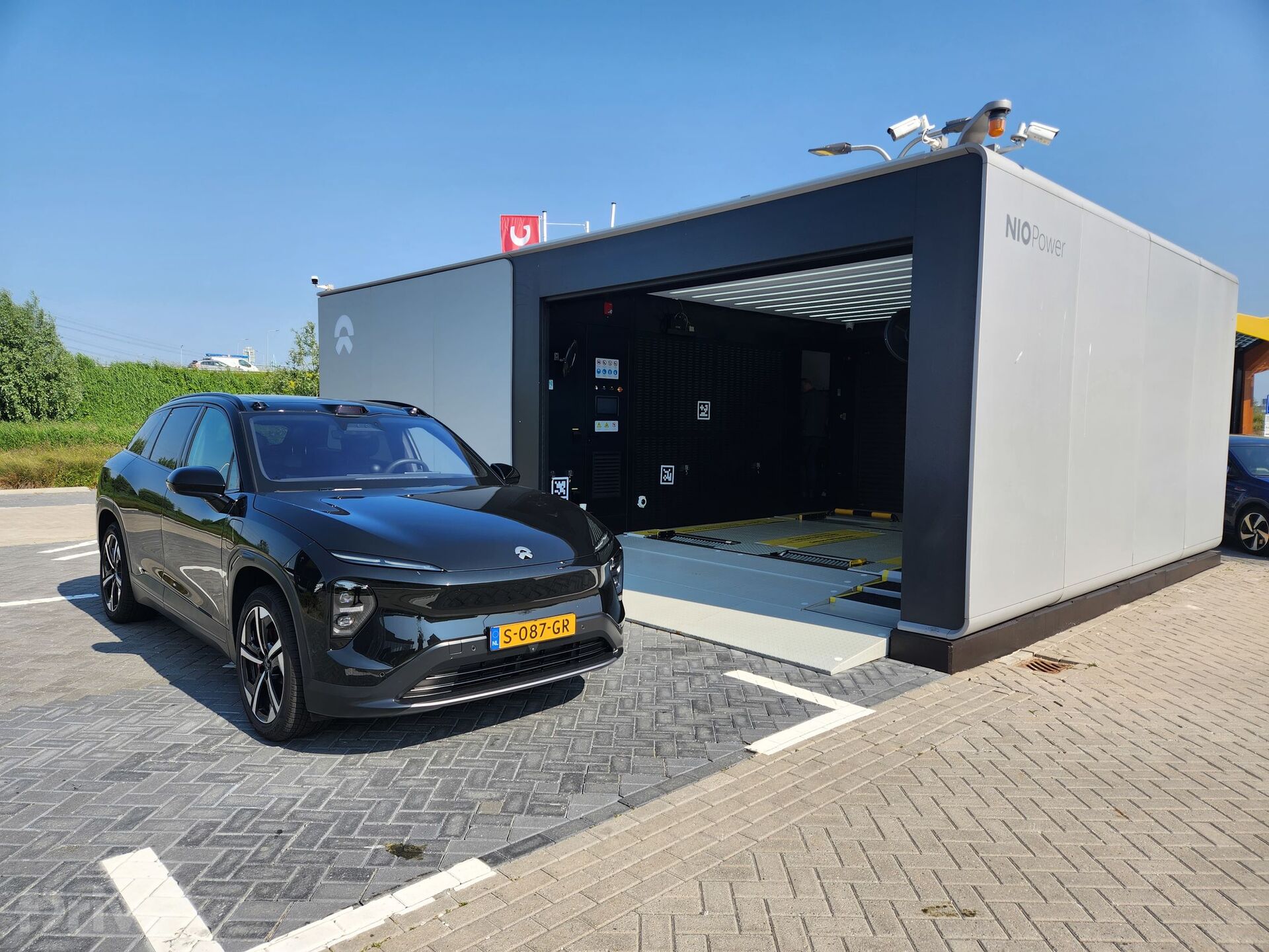 NIO stanice pro výměnu baterie