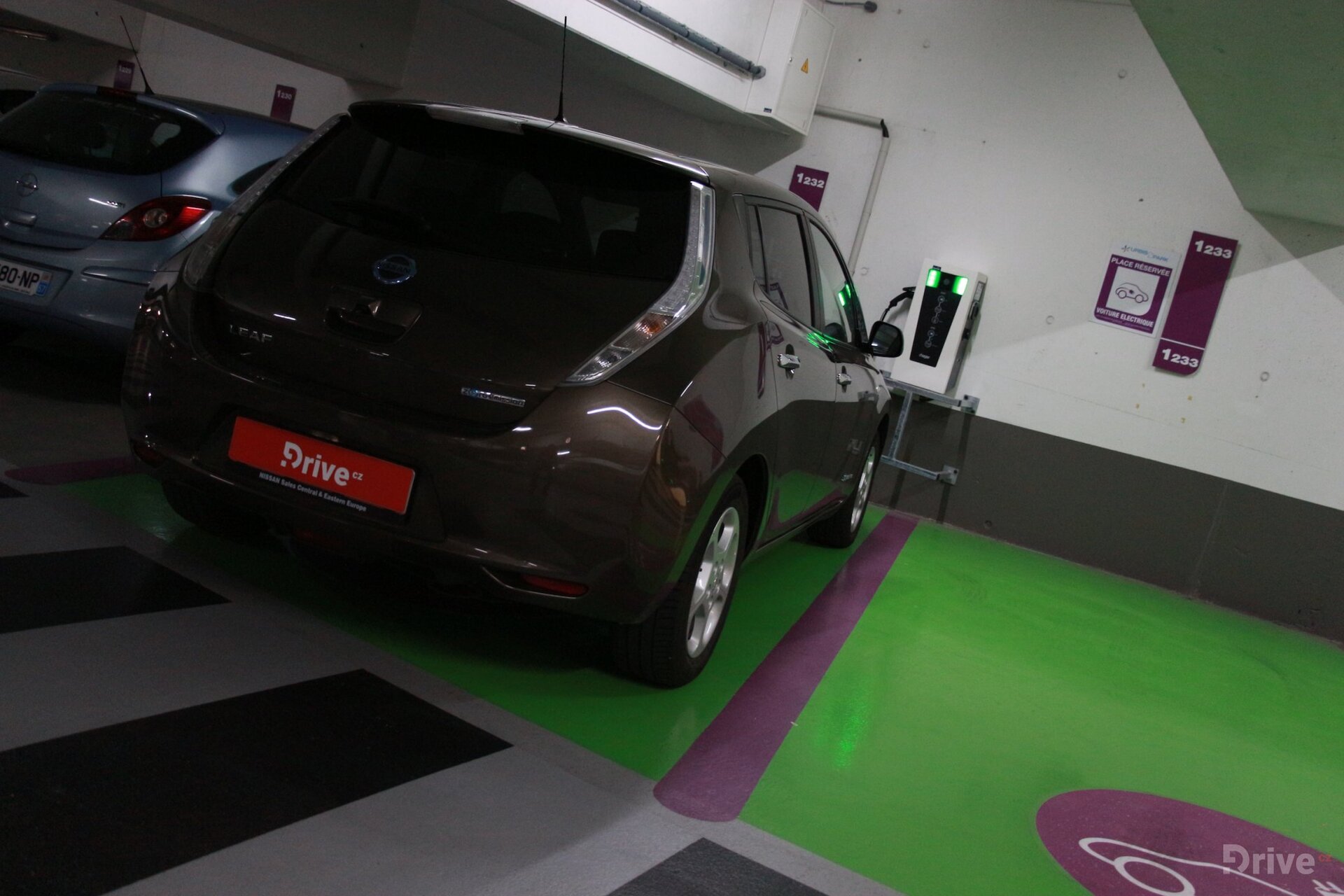 Nissan Leaf - cesta Paříž