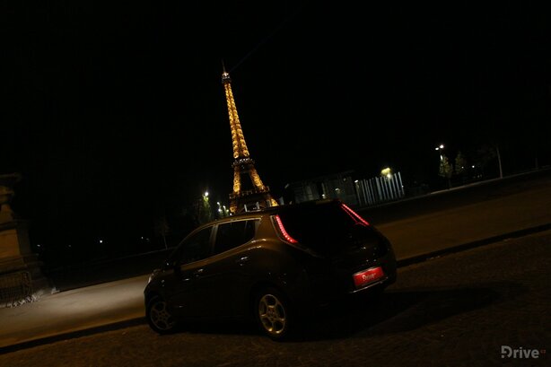 Nissan Leaf - cesta Paříž