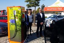Nová nabíjecí stanice ČEZ
