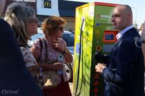 Nová nabíjecí stanice ČEZ