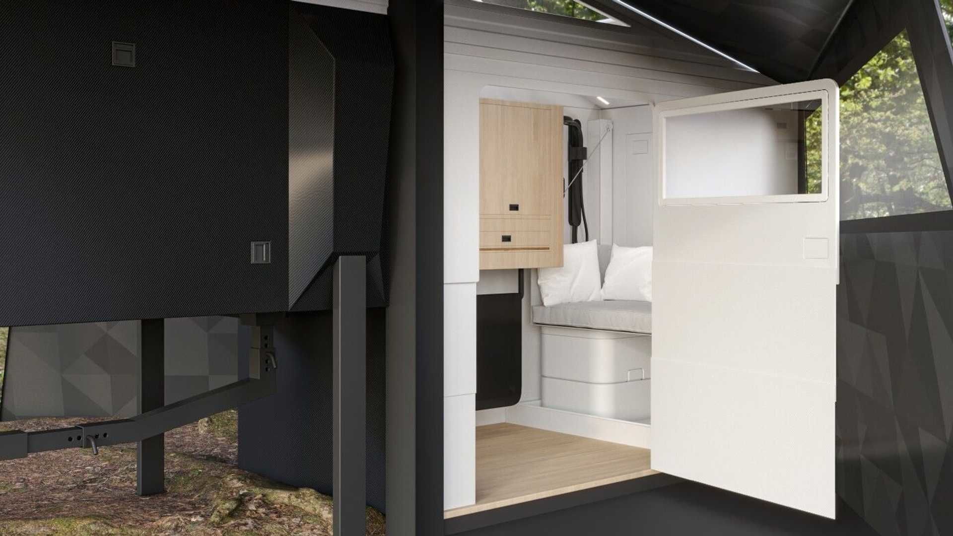 nová obytná vestavba pro Teslu Cybertruck