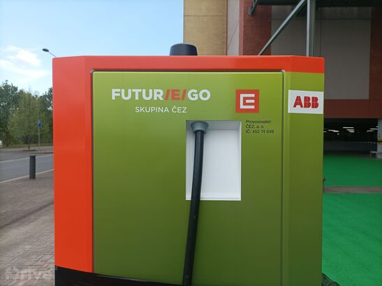 Nové nabíjecí místo u OC Olympia Plzeň