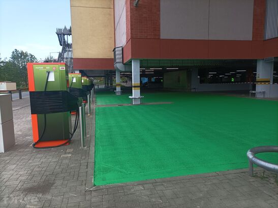 Nové nabíjecí místo u OC Olympia Plzeň