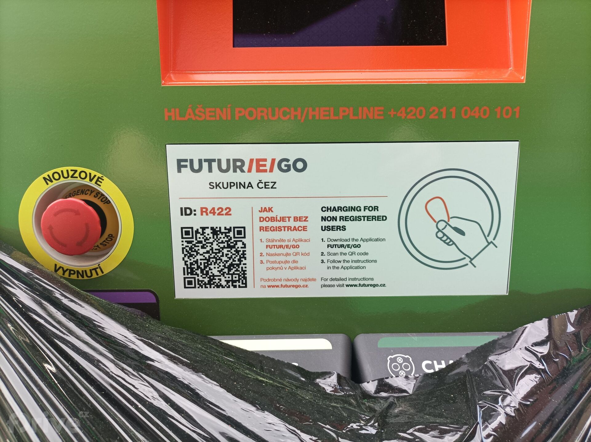 Nové nabíjecí místo u OC Olympia Plzeň