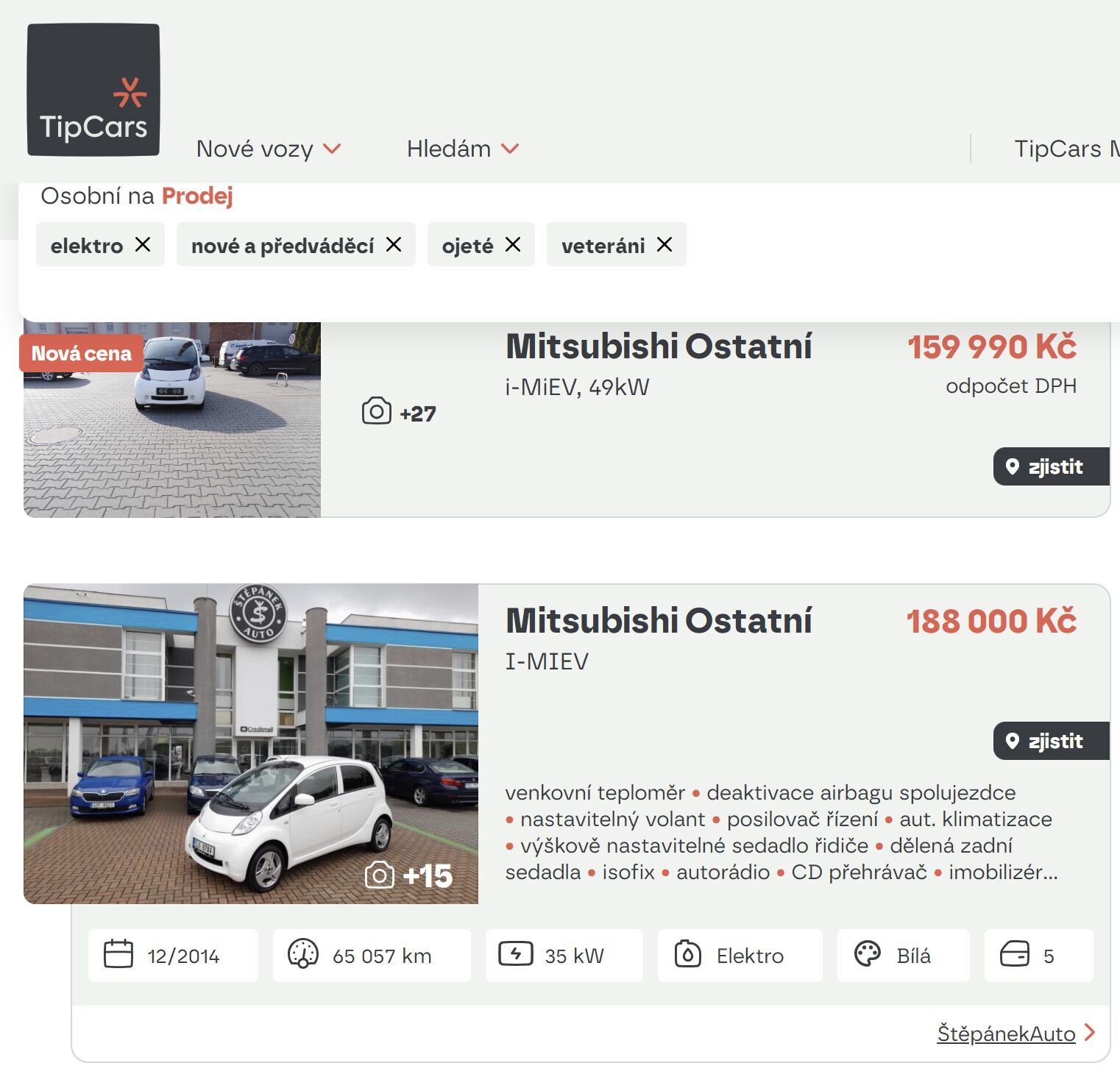 Nový web Tipcars.cz