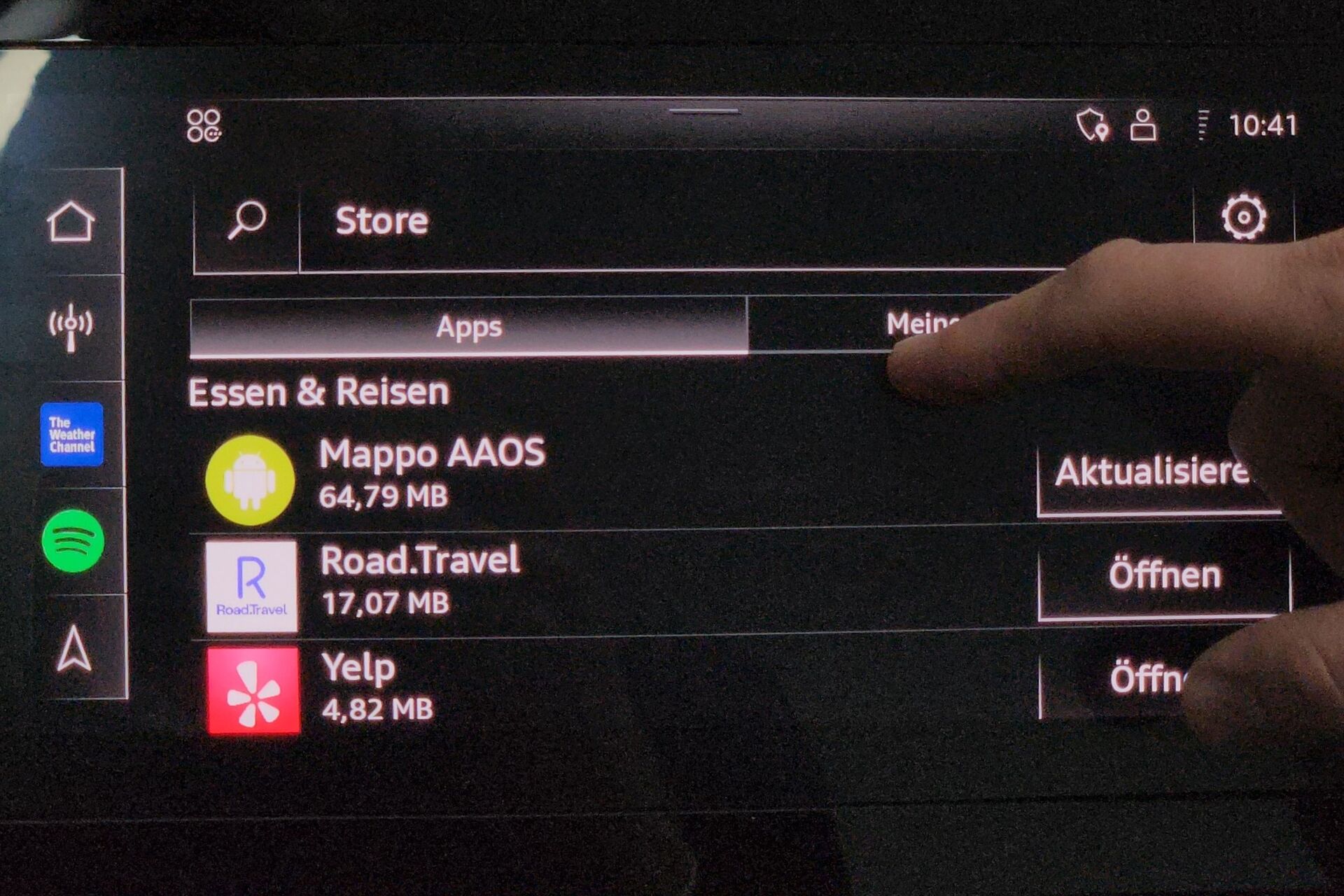 Obchod s aplikacemi Audi