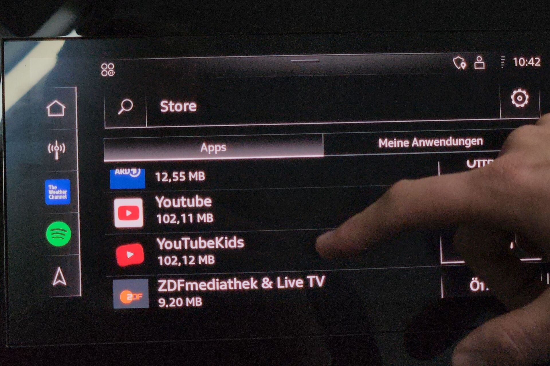 Obchod s aplikacemi Audi