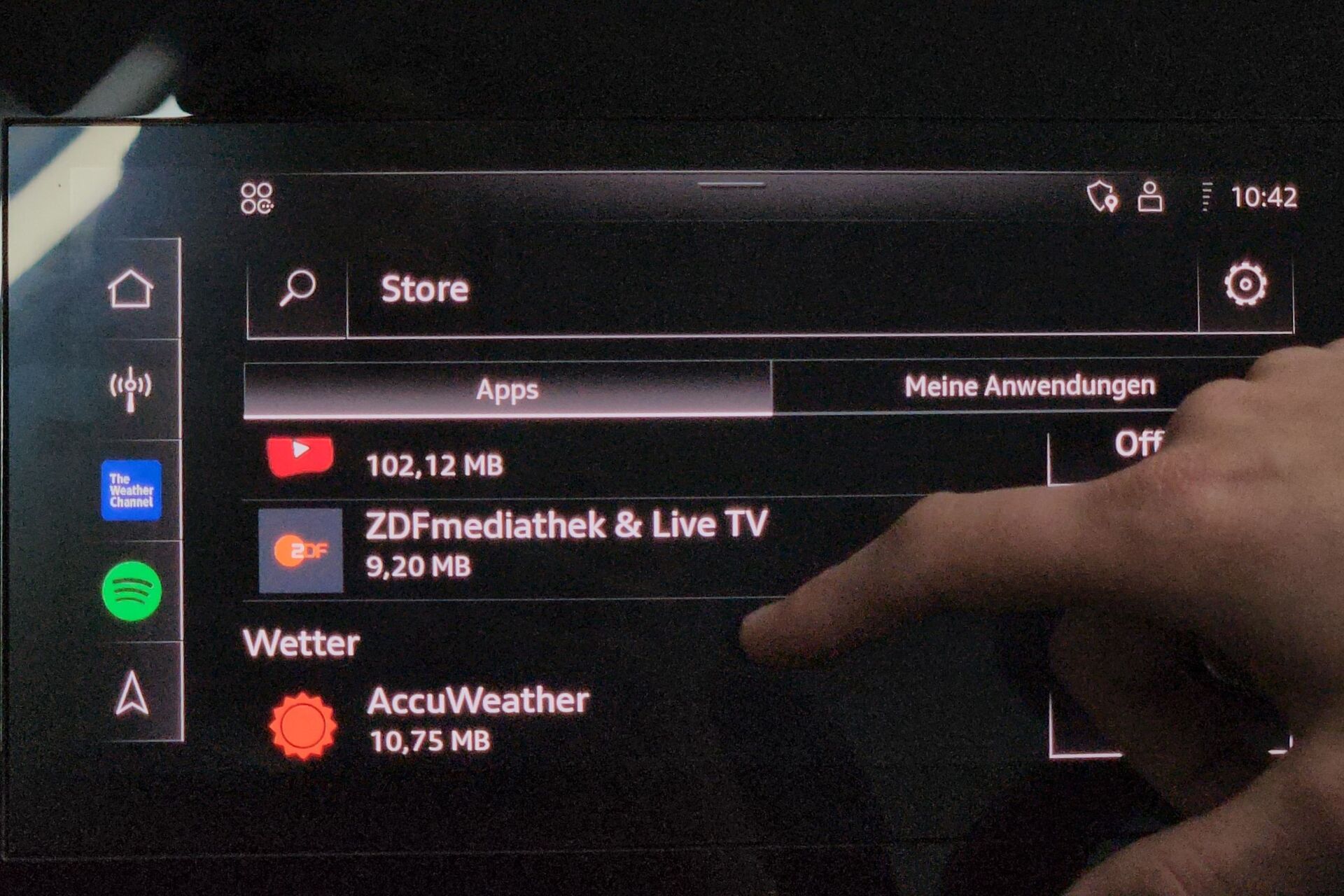 Obchod s aplikacemi Audi