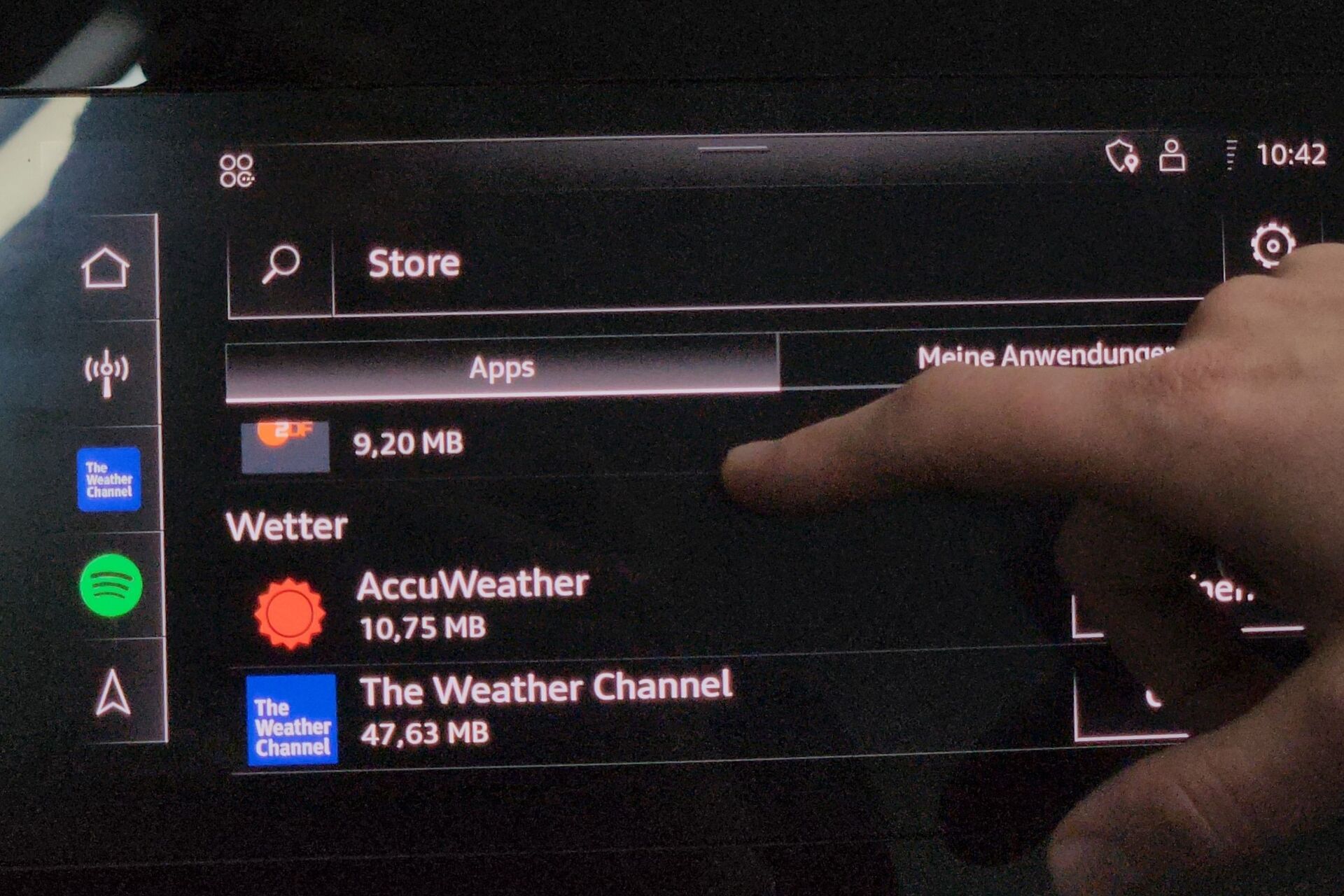 Obchod s aplikacemi Audi