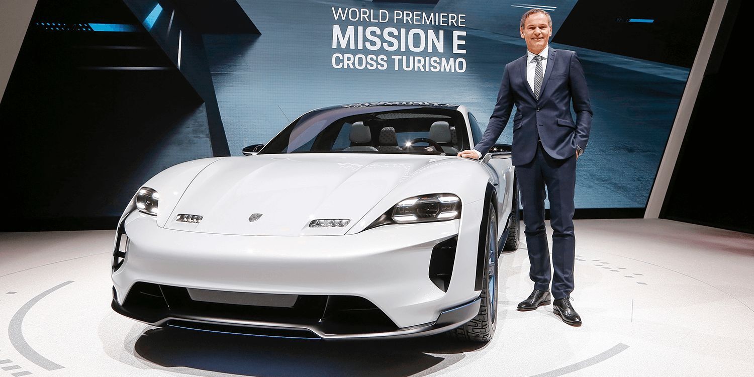 Oliver Blume Porsche Mission E Cross Turismo