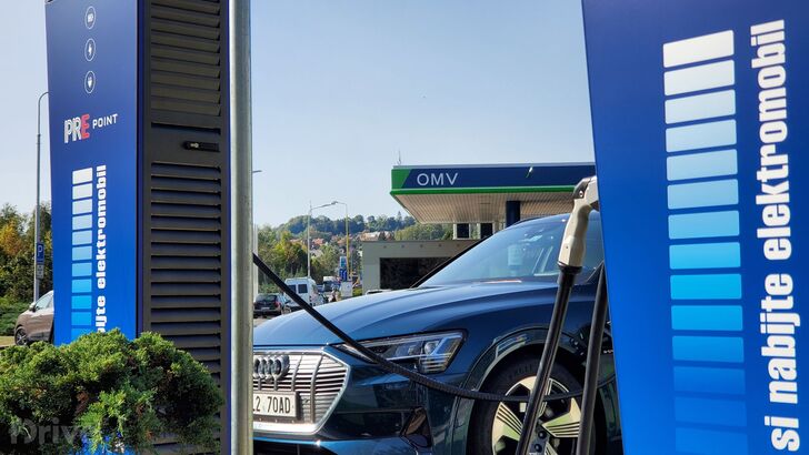 OMV - dobíjecí stanice PREpoint