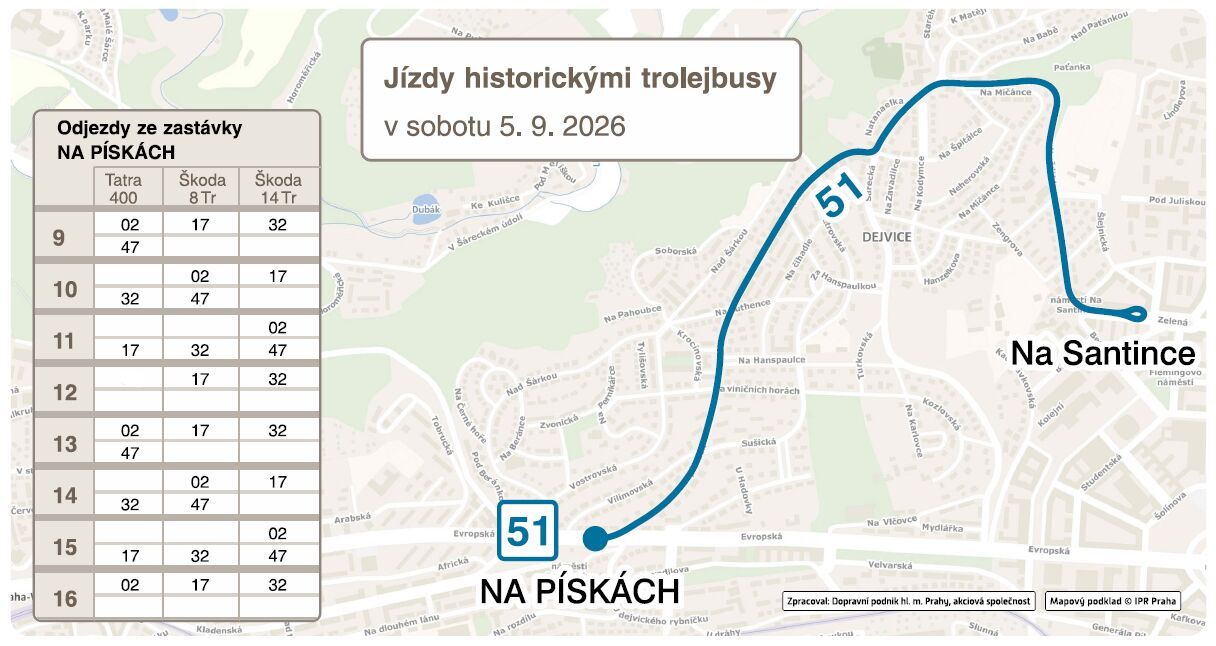 Oslavy 90. výročí trolejbusů v Praze