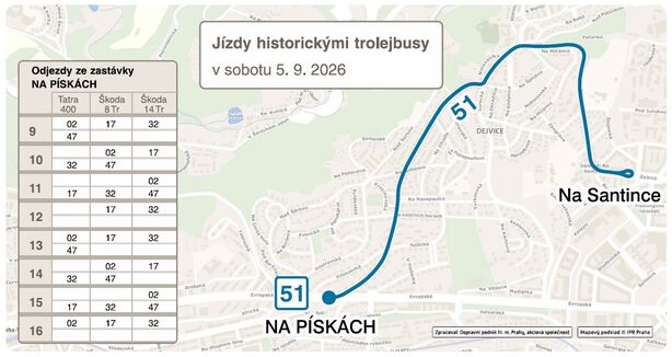 Oslavy 90. výročí trolejbusů v Praze