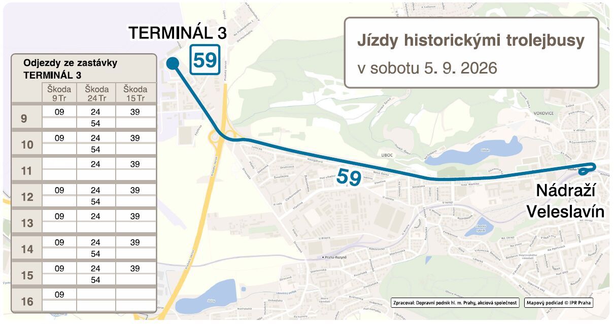 Oslavy 90. výročí trolejbusů v Praze