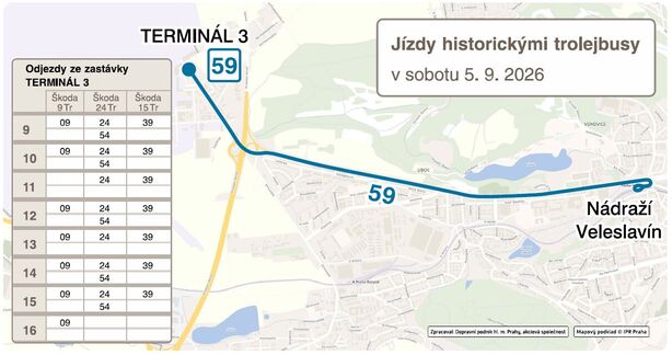 Oslavy 90. výročí trolejbusů v Praze