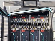 Otevřená zadní část 300kW stanice Alpitronic Hypercharger