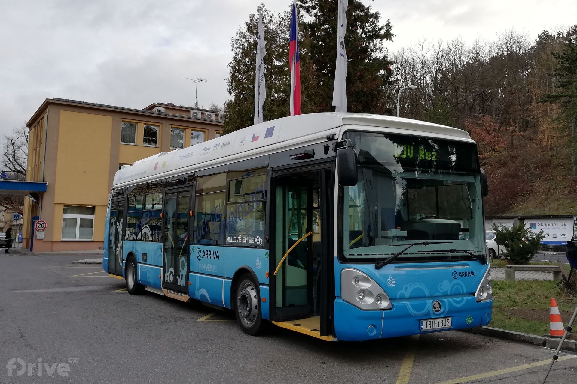 Otevření nové nabíjecí stanice ČEZ Husinec