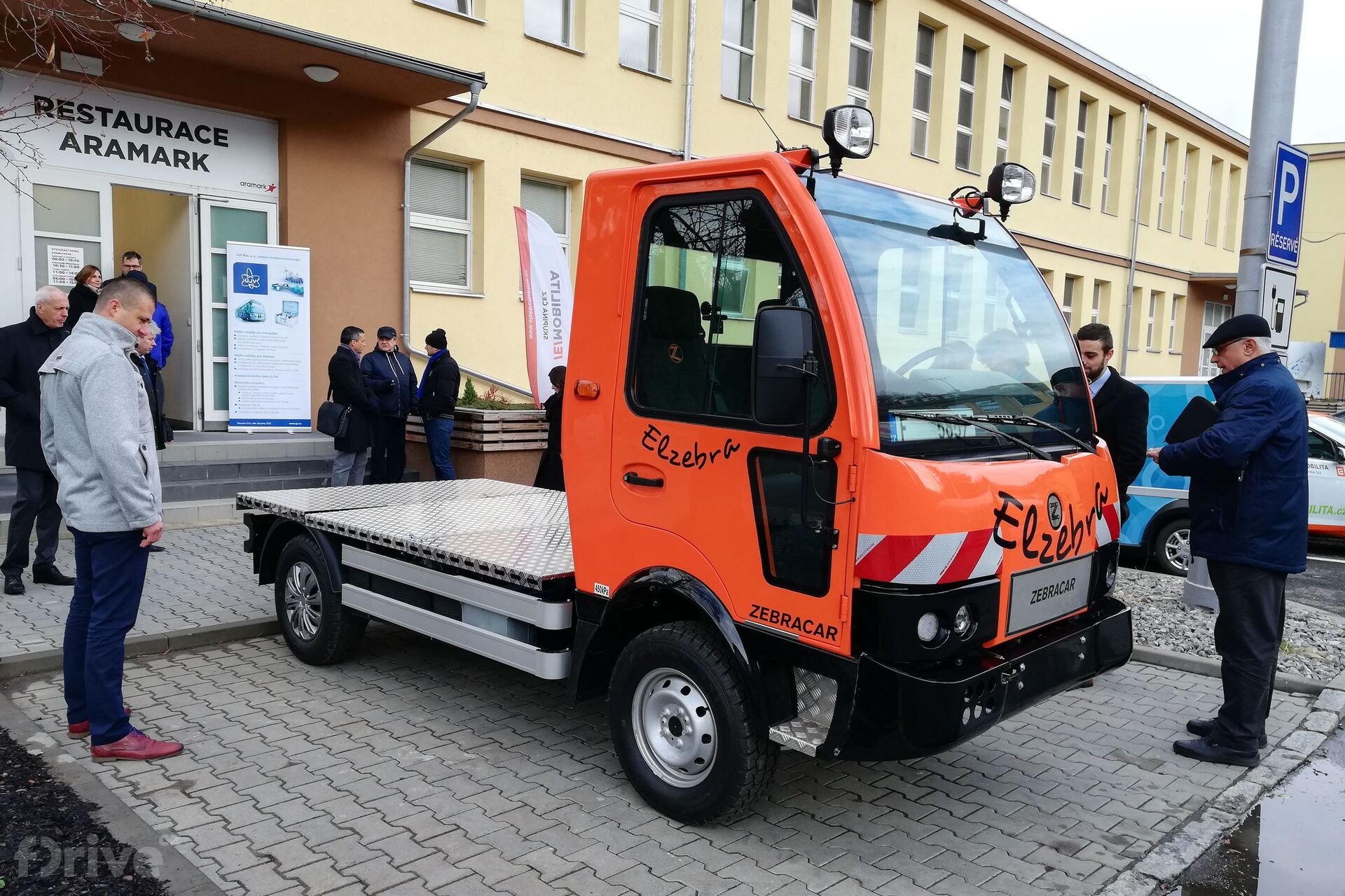 Otevření nové nabíjecí stanice ČEZ Husinec