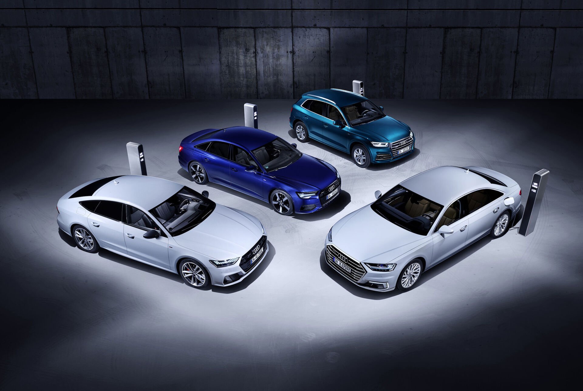 Paleta plug-in hybridních modelů od Audi