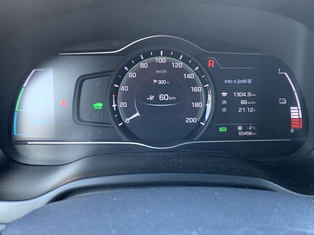 Palubní počítač po celé cestě