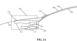 Patentový snímek ohledně laserů obsluhujících čelní okno