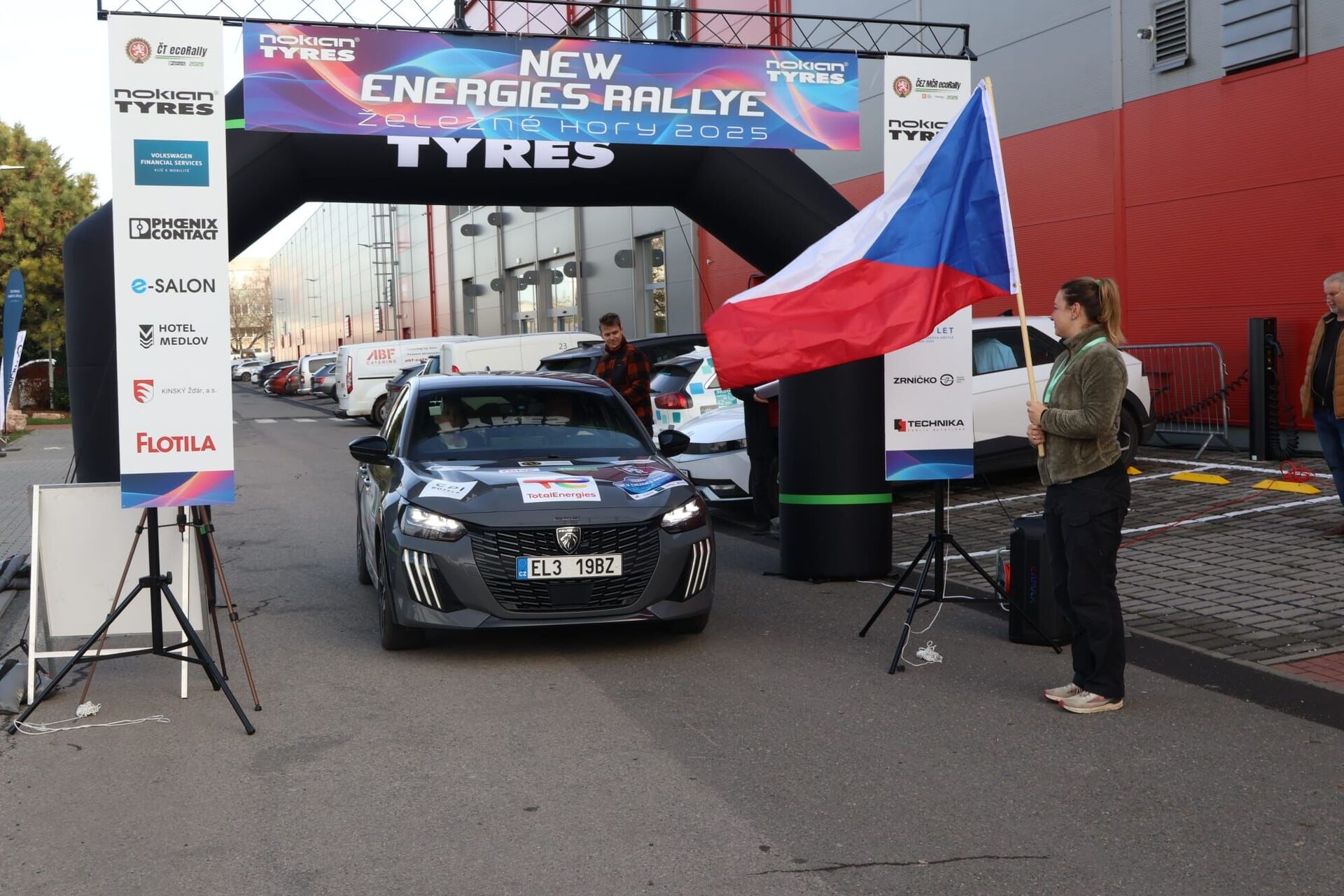 Peuegot E-208 EcoRallye Železné Hory 2025