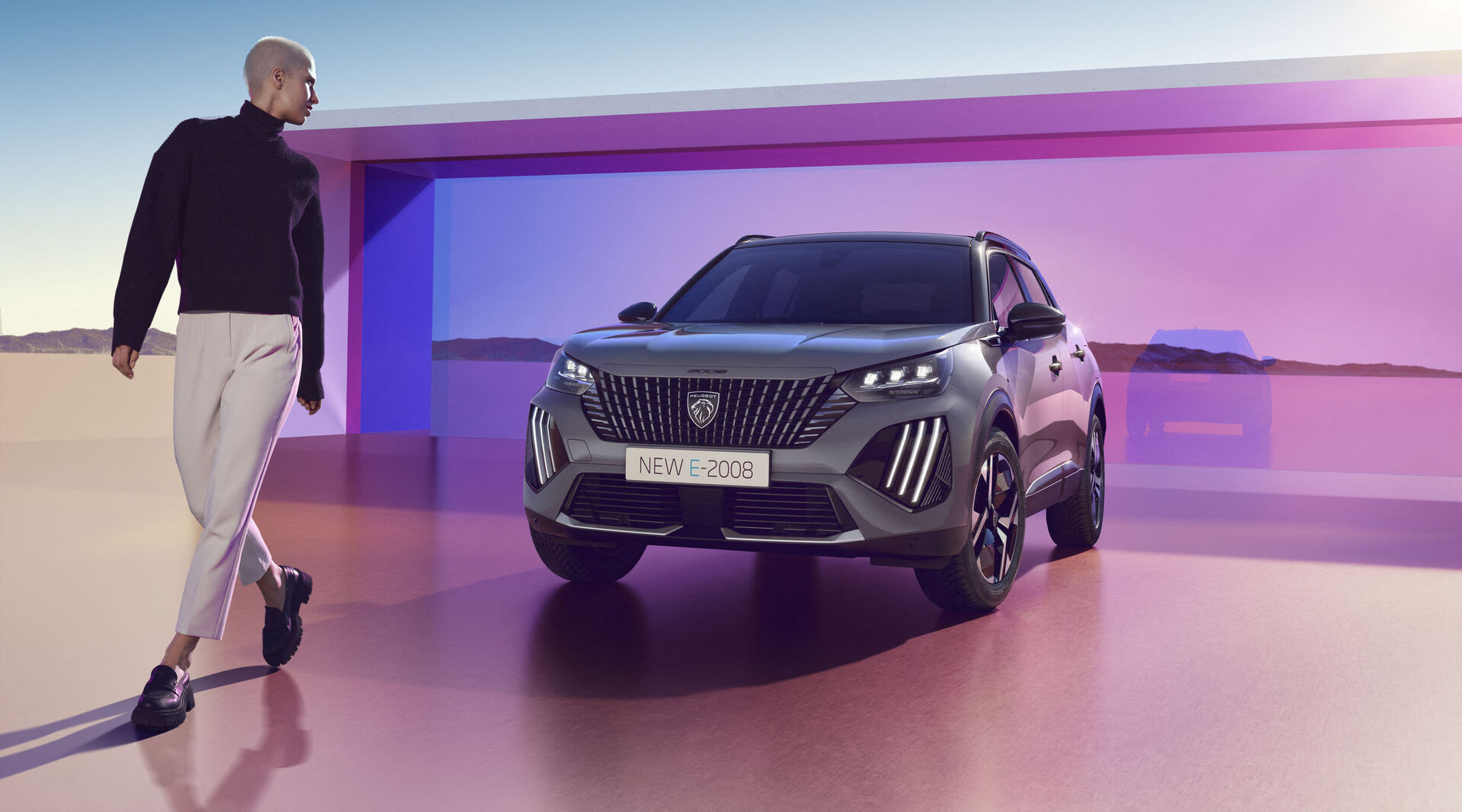 Peugeot e-2008 facelift (2023)