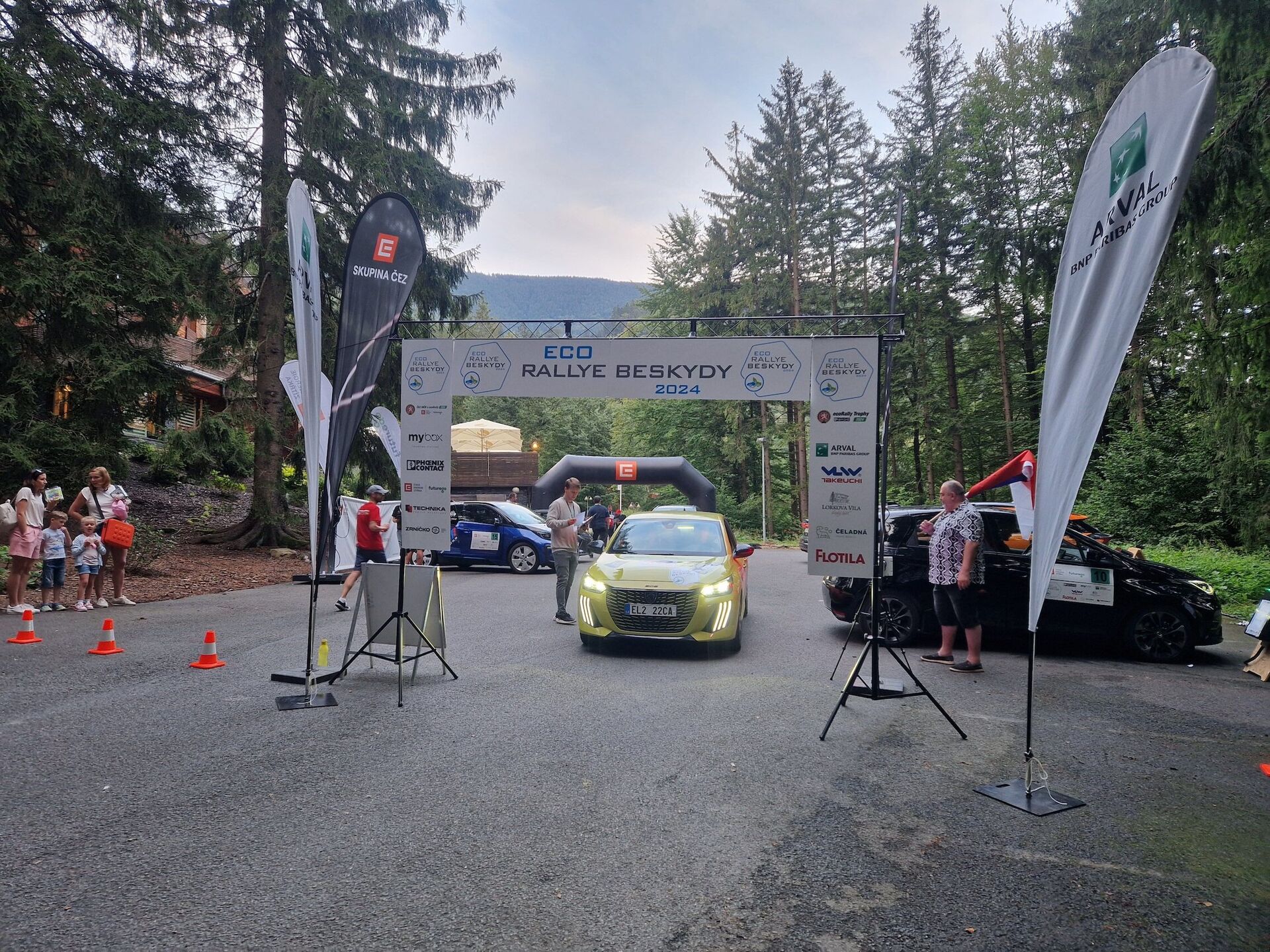 Peugeot e-208 na Eco Rally Beskydy 2024