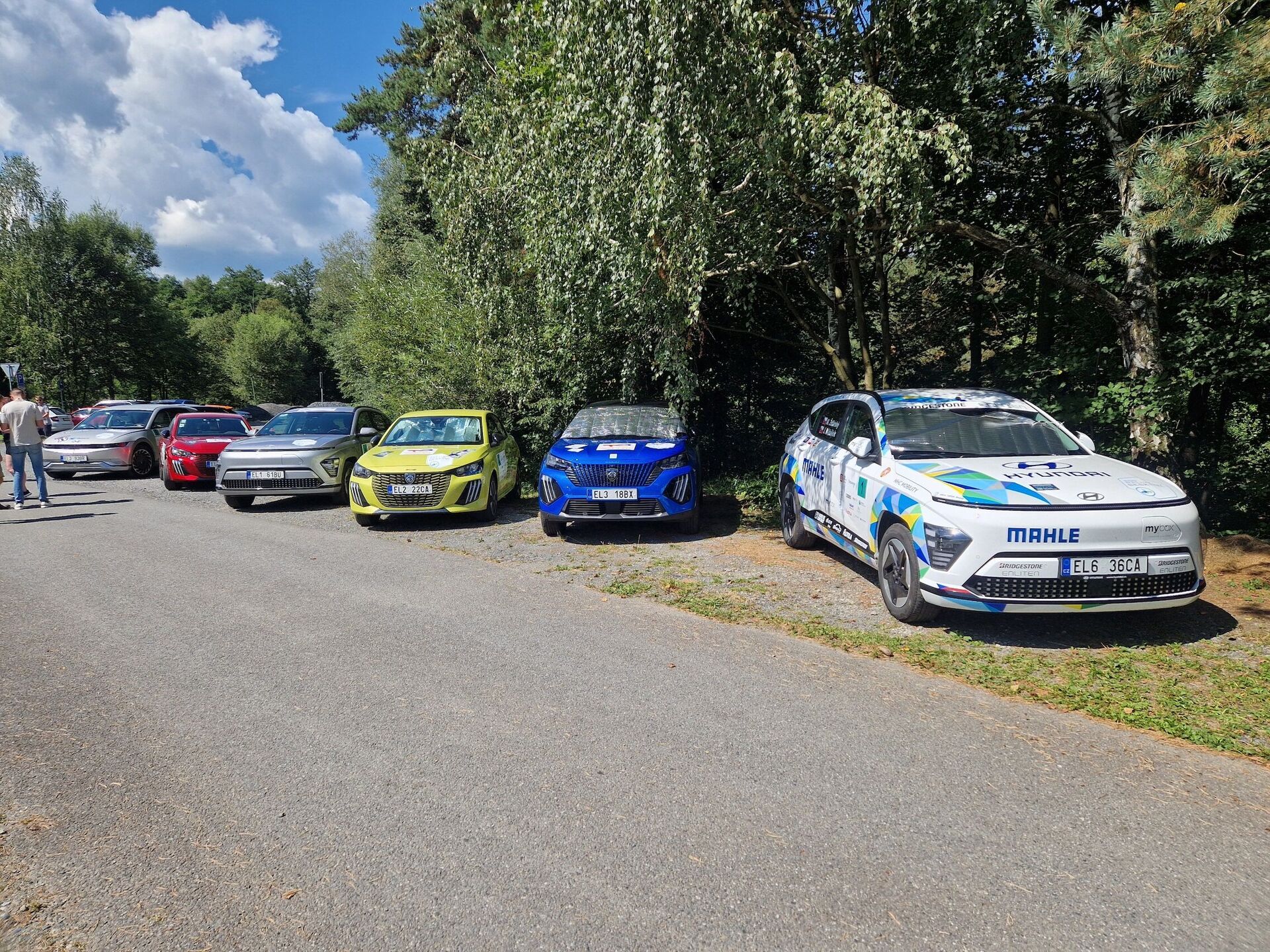 Peugeot e-208 na Eco Rally Beskydy 2024