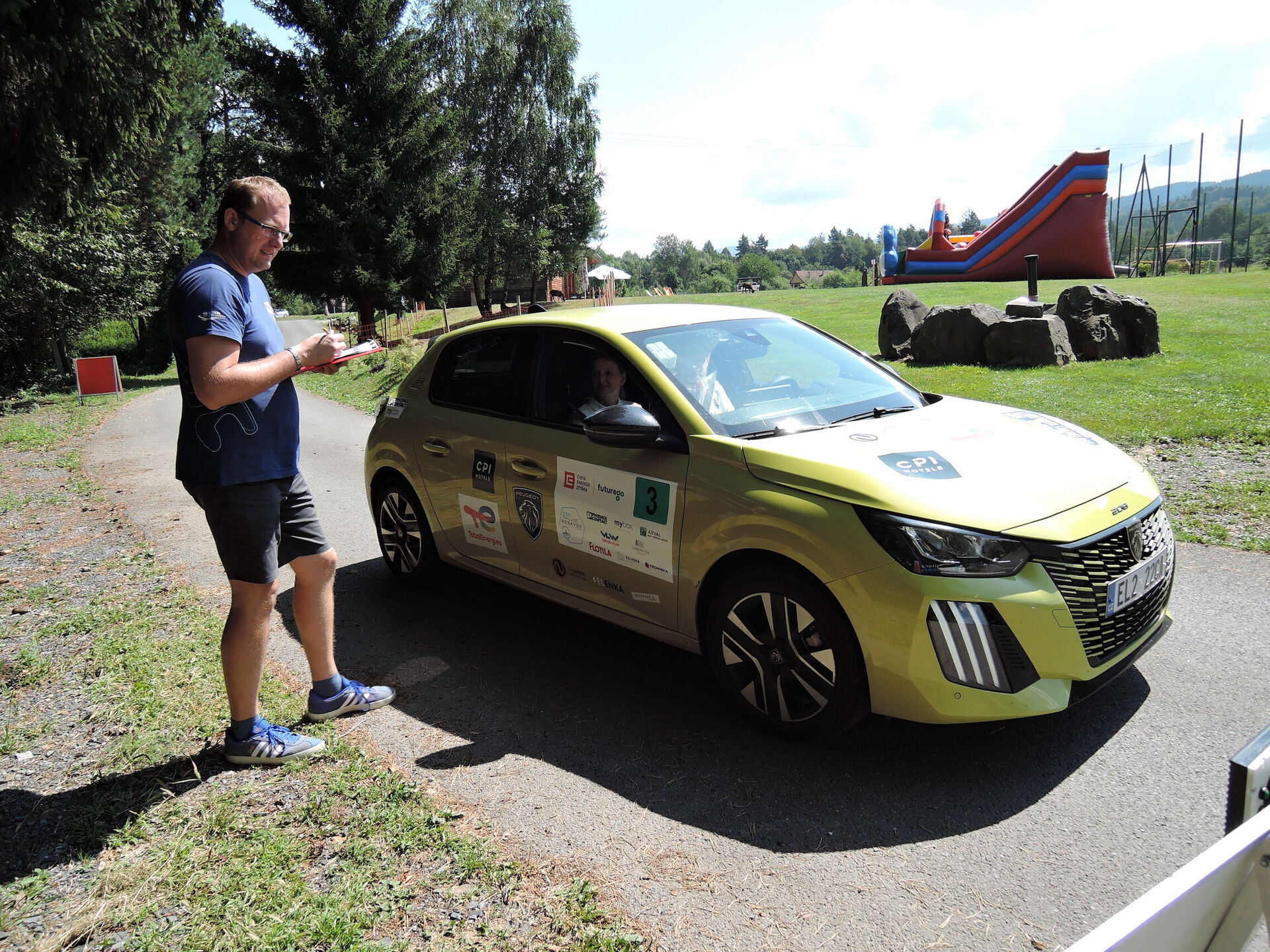 Peugeot e-208 na Eco Rally Beskydy 2024