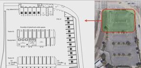 Plán Superchargeru s místy pro Tesla Cybertruck