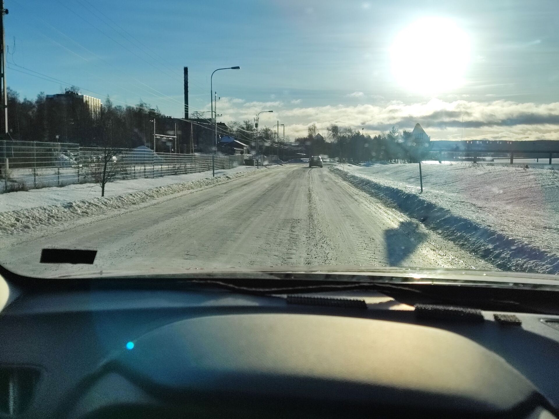 Pohled z vozu Hyundai Kona Electric týmu Eco_Rallye_Boyzz