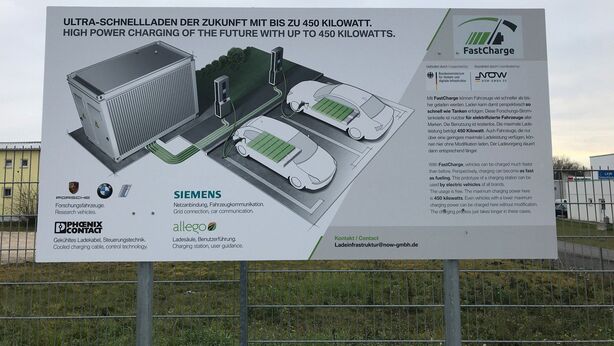 Porsche a BMW 450kW nabíječka