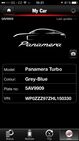 Porsche Panamera aplikace iOS