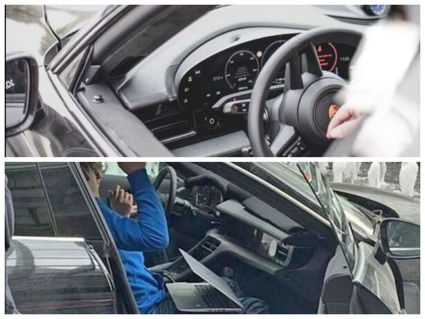 Porsche Taycan interiér