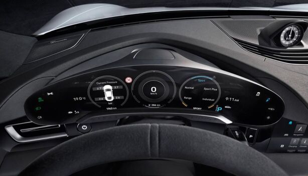 Porsche Taycan interiér