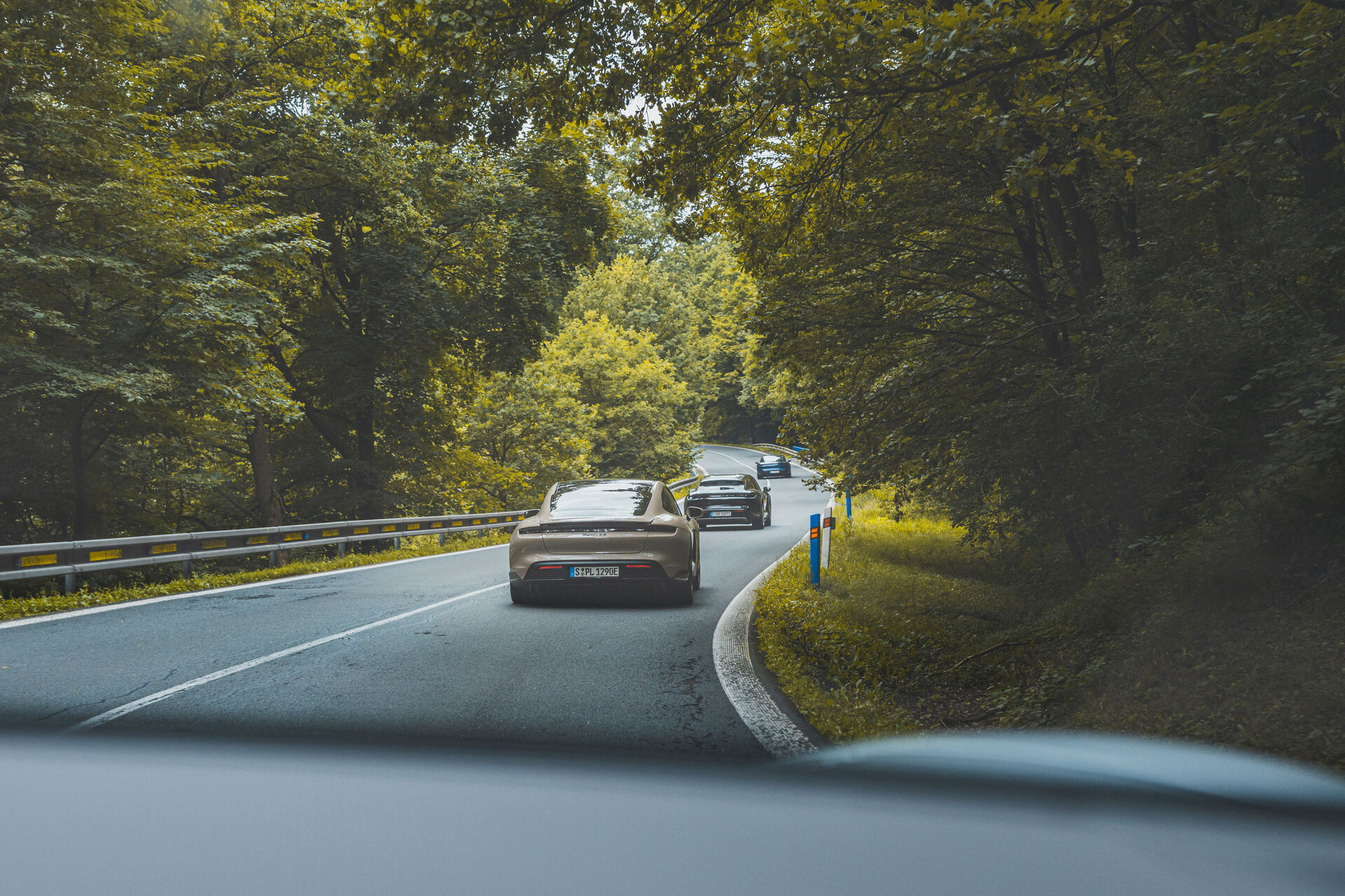 Porsche Taycan road tour