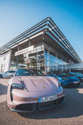 Porsche Taycan road tour