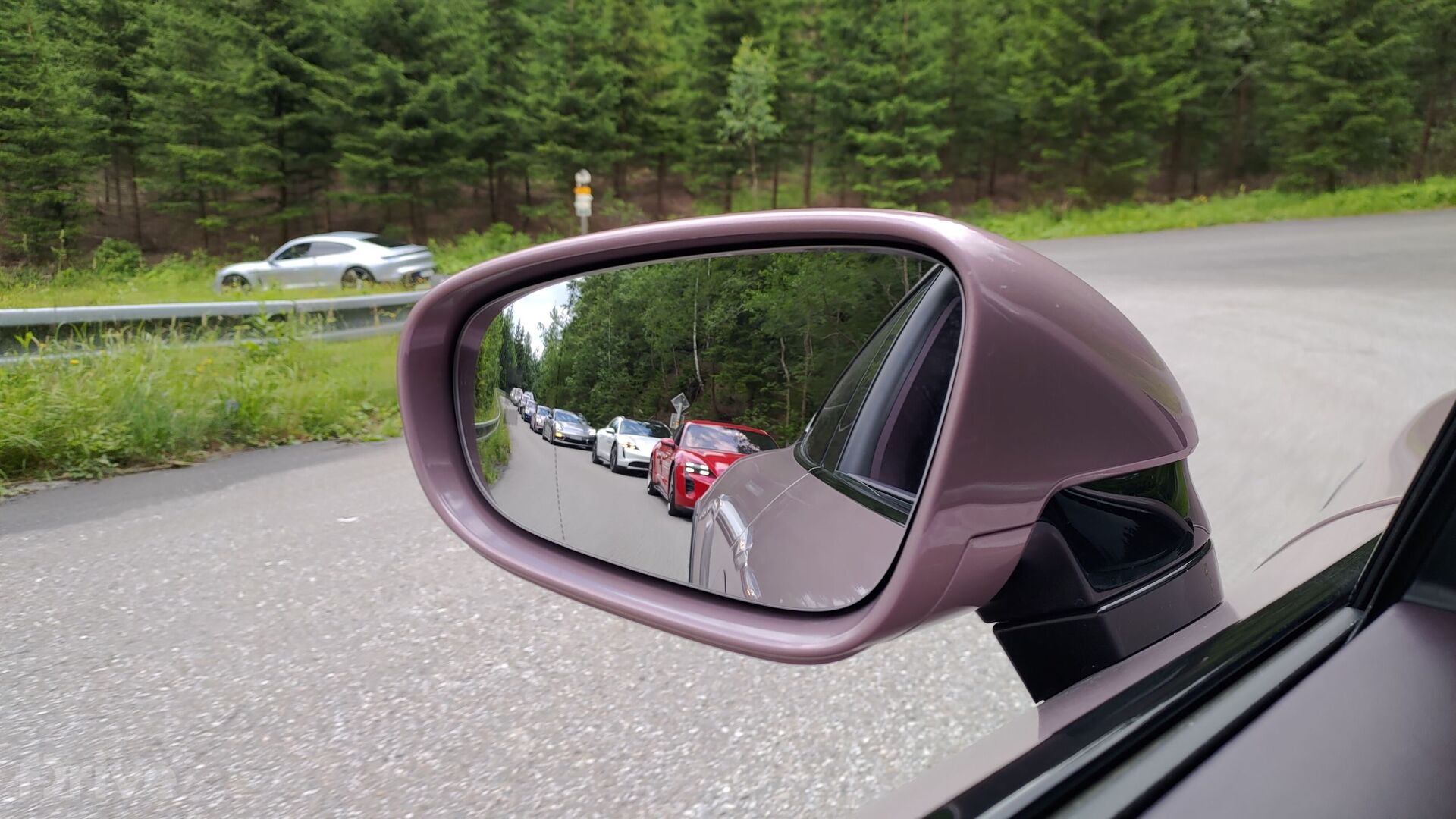 Porsche Taycan road tour