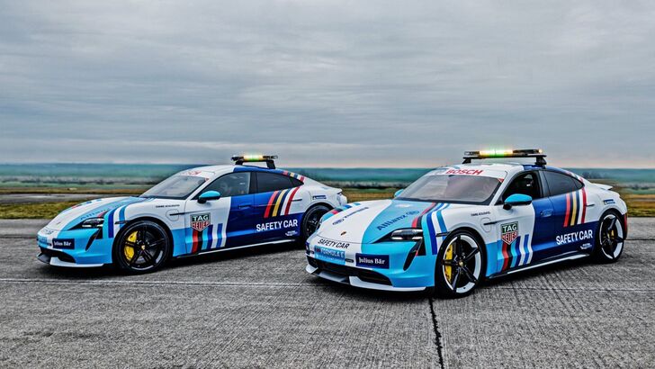 Porsche Taycan Turbo S - nový safety car Formule E