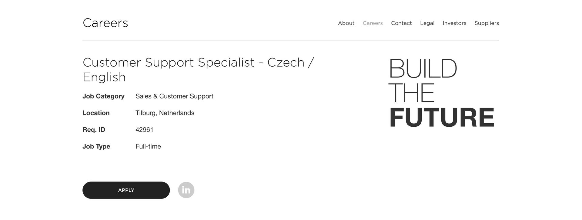 Pracovní pozice Tesla