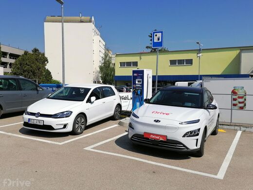 PRE, Benešov, Nádražní ul., čerpací stanice OMV
