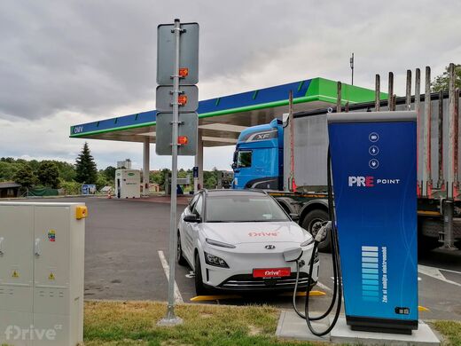 PRE, Bruntál, Staroměstská ul., čerpací stanice OMV