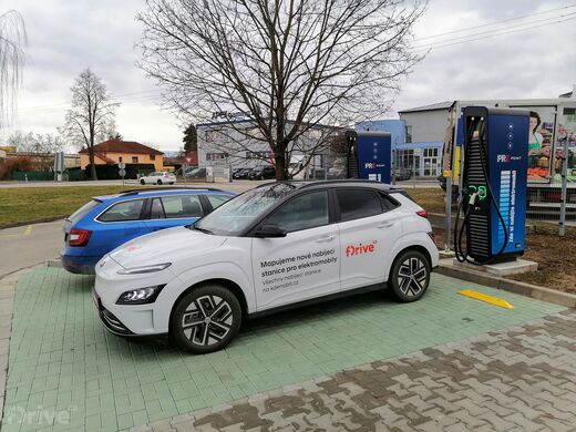 PRE, České Budějovice - Litvínovice, ul. Pod Stromovkou, čerpací stanice OMV